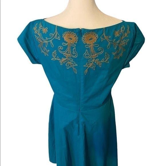 eshakti embroidered dress size M-10 - Picture 2 of 8